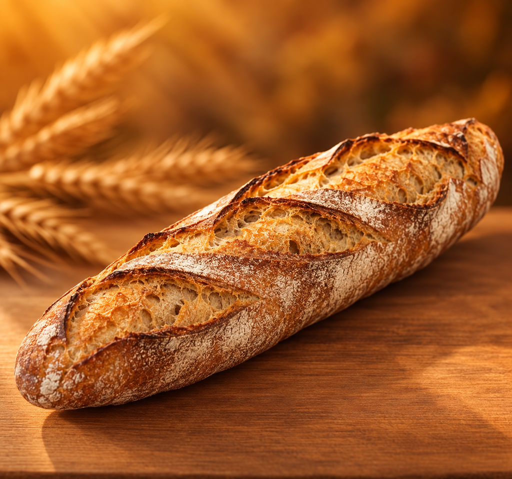 Baguette rustique aux épis de blé.webp